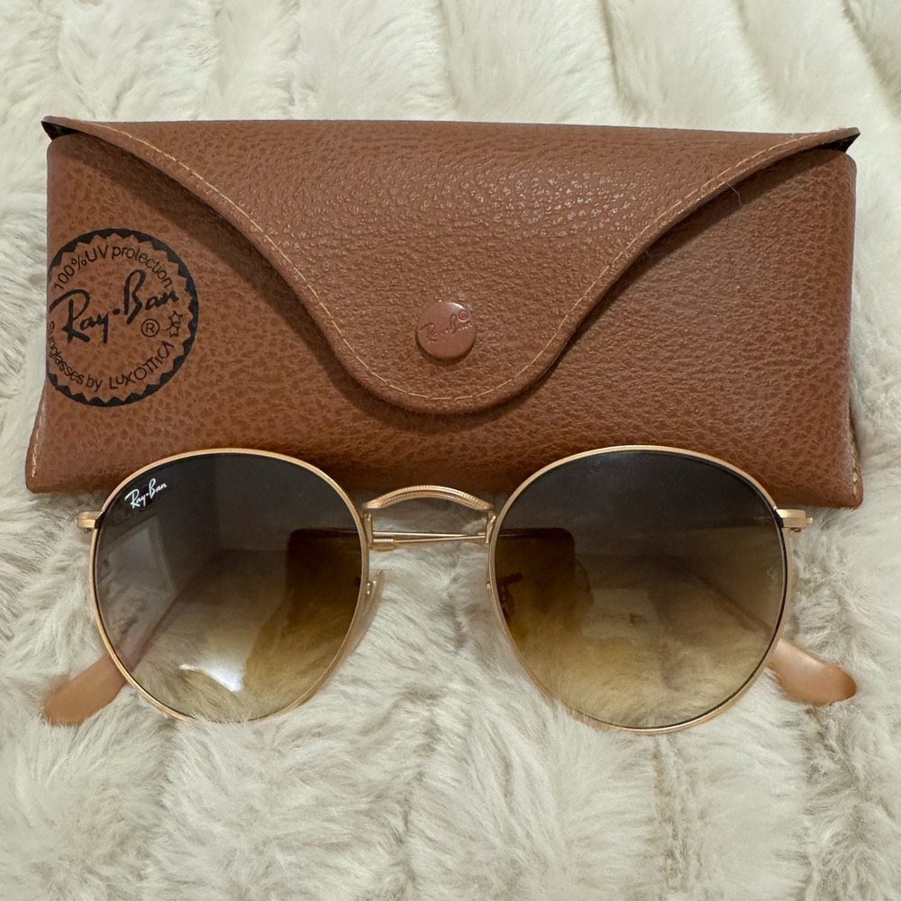 Ray Ban Round Aviator Sunglasses